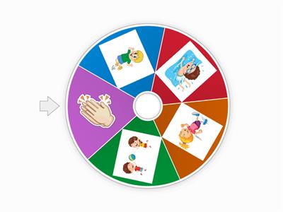 Speaking - jump, play, run, clap, swim