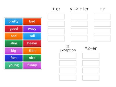 Starlight 5 comparatives and superlatives