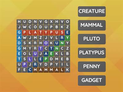 Penny Pluto and the Platypus