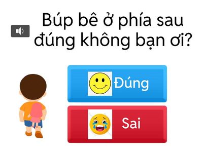Đúng lựa chọn trò chơi - sai