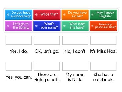 My school things - Lesson 4