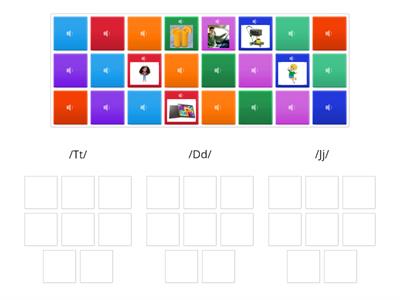 Consonants - /t/, /d/, /j/ - Listening