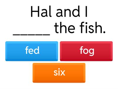 1.3 Sentences with missing word