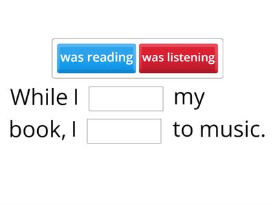 WHILE Past Continuous & Past Continuous