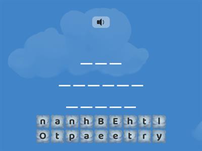 Own it! 3 Unit 5.1 Spell the word