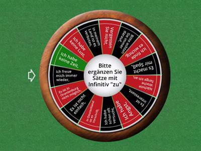 Infinitiv mit "zu" - B1