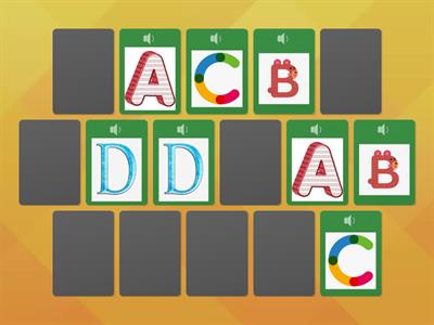 Alphabet memory game-