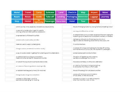 Travel Vocabulary