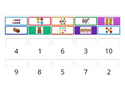 Matching Numbers 1- 10