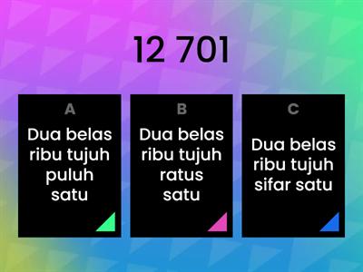 MATEMATIK TAHUN 4-KENALI NOMBOR