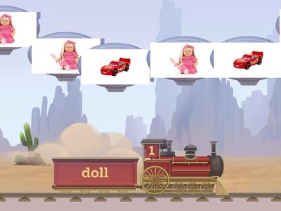 Toys and school items