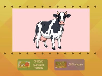 Свійські чи дикі тварини?