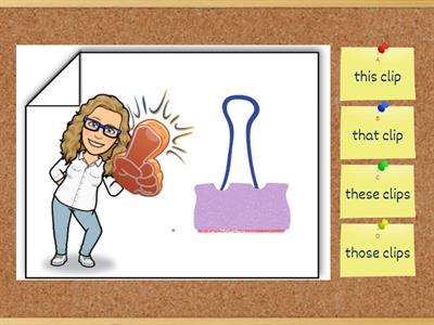 Demonstrative Pronouns