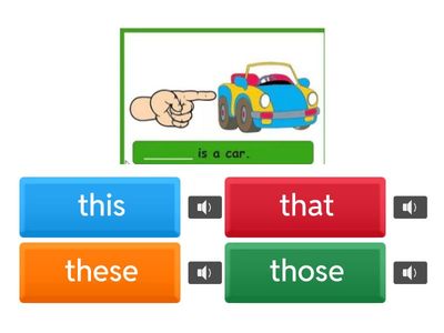 this that these those