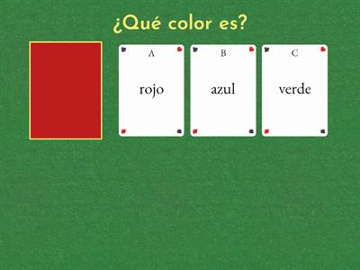 Los colores en español