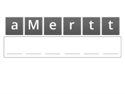 Proprieties of matter Anagram