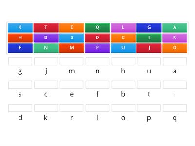 Alphabet Capital Letters And Lower Case Letters