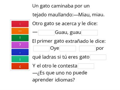 Copia de PRÁCTICA DE SIGNOS DE PUNTUACIÓN