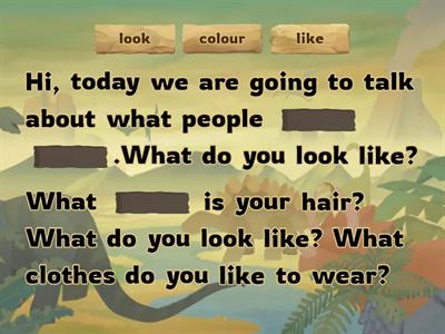 What do you look like?