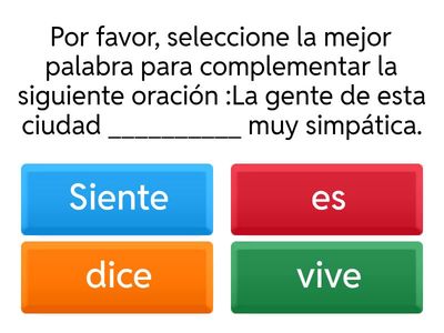 ADVANCED SPANISH TEST 
