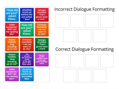 Punctuating dialogue