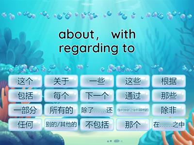 Prepositions and Determiners