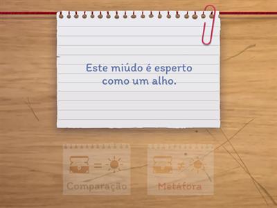 Comparação ou Metáfora?