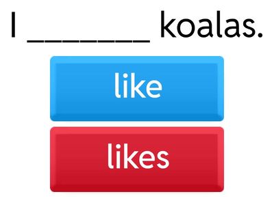 Grade 5 like/likes; does/do