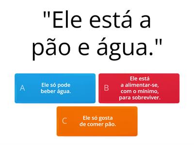 Expressões Idiomáticas