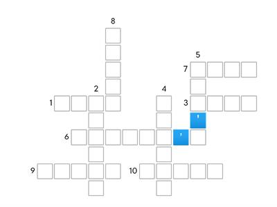 Modal Verb Crossword