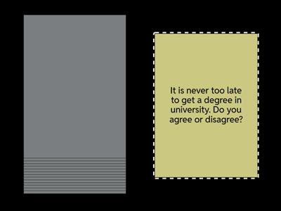 Independent Speaking Random Cards