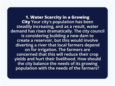 Water / problem-solving