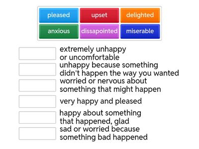 Feelings and emotions