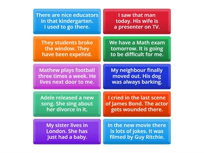 Relative clauses