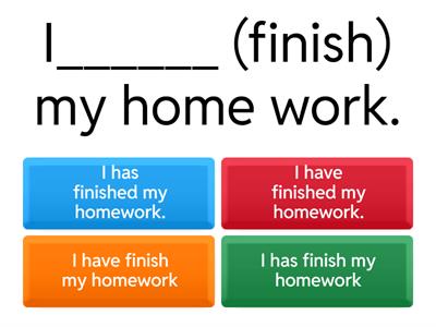 Present Perfect Tense