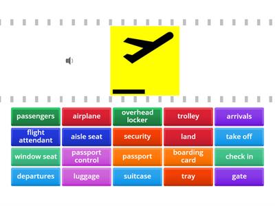 At the Airport Vocabulary