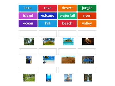 Geographical features (Solutions 2nd ed/elementary/unit 8)