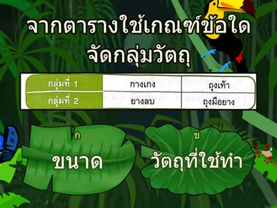 วิทย์ ป.1 วัสดุและการเกิดเสียง ตอนที่14