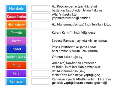 DKAB 6.2.1 - Oruç ve Kuran Ayı Ramazan