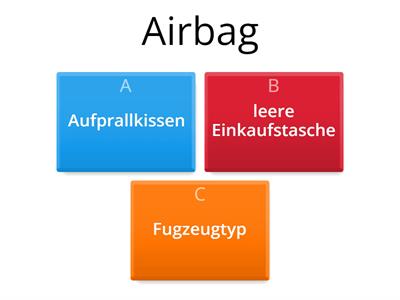 Fremdwörter englisch II