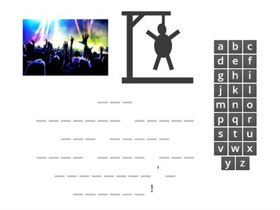 8.9 8 Hangman sentences