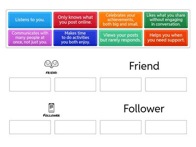 Friend vs Follower