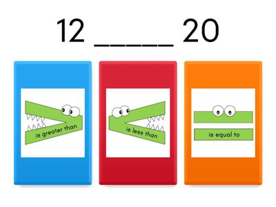 Greater than, Less than, Equal to