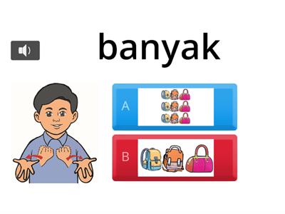 M6 MATE TAHUN 1 BANYAK DAN SEDIKIT