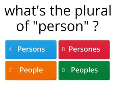 Singular and Plural Count Nouns