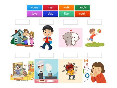 Cambridge Primary Unit 2 2A Family verbs 