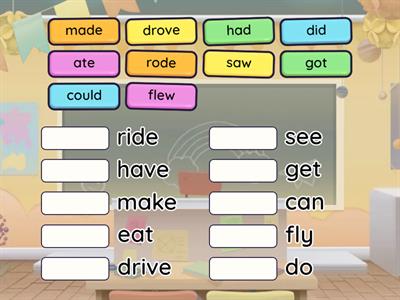 Irregular verbs 5 form