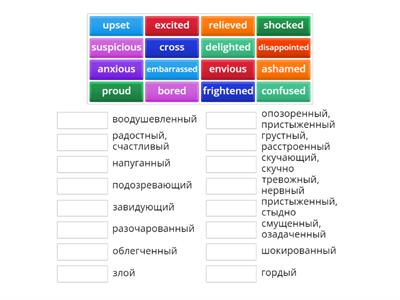 How do you feel (adjectives)