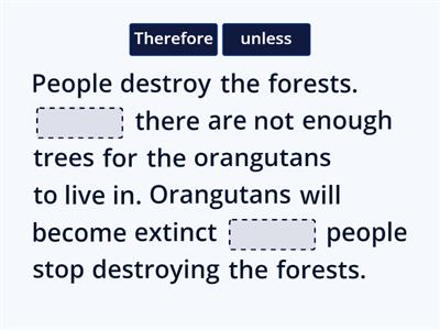 Revision 'therefore' 'unless'