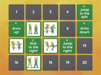 Happy Street 1 - Unit 9 - find the pairs - najdi dvojice